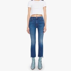 Mother Insider Crop Step Fray Jeans